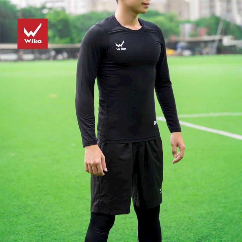 Áo body giữ nhiệt Wika - Màu Đen - ảnh 3