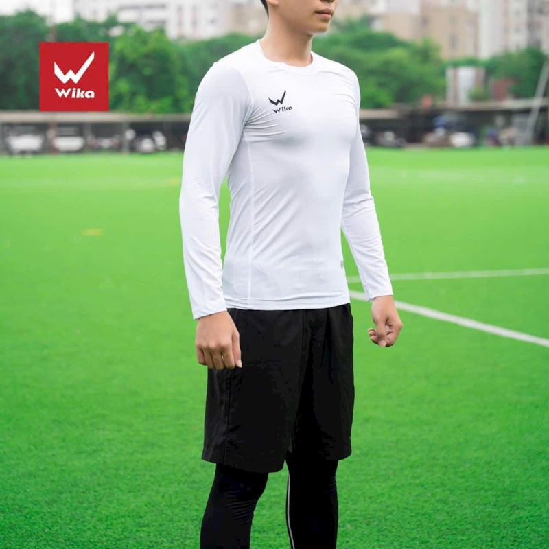 Áo body giữ nhiệt Wika - Màu Trắng - ảnh 2