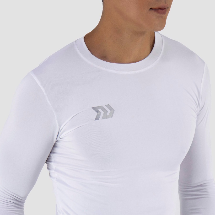 ÁO GIỮ NHIỆT BODY BULBAL - TRẮNG - ảnh 3