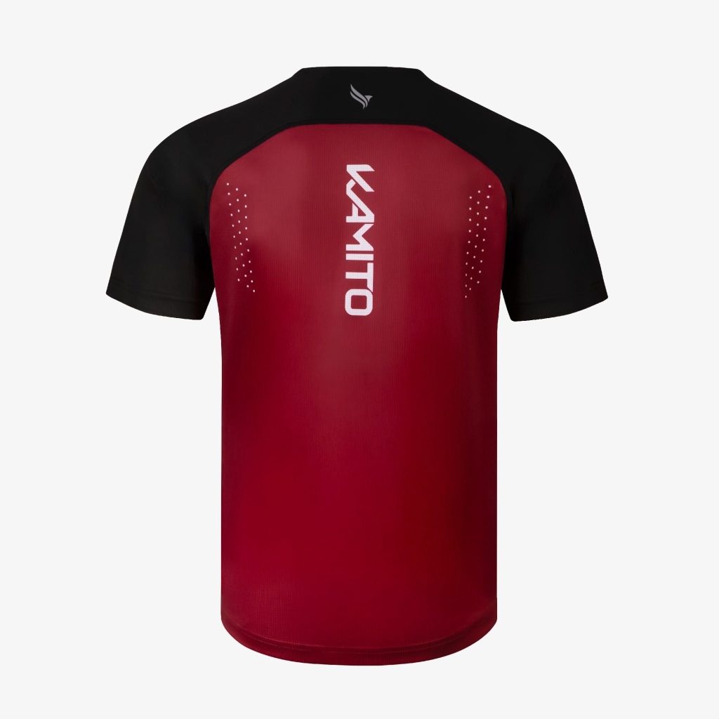 Áo Tshirt Pickleball Kamito Dominus KMAT261210 Đỏ Đen - ảnh 2