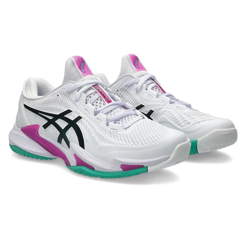 Giày Pickleball Asics Court FF 3 -1041A370-106 - Trắng/Hồng/Xanh - ảnh 2