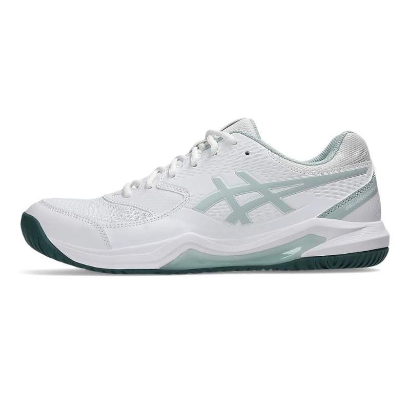 Giày Pickleball Asics Gel Dedicate 8 1041A408-107 - White/Cold Moss - ảnh 2
