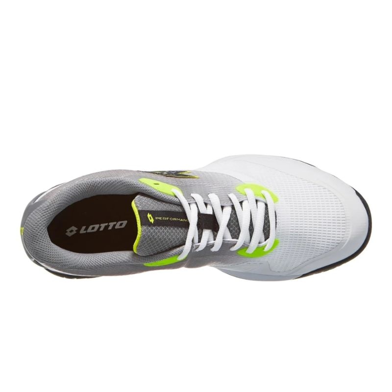 Giày Pickleball Lotto Mirage 400 ALR - 220551 BO2 - Màu Trắng Xám - ảnh 3