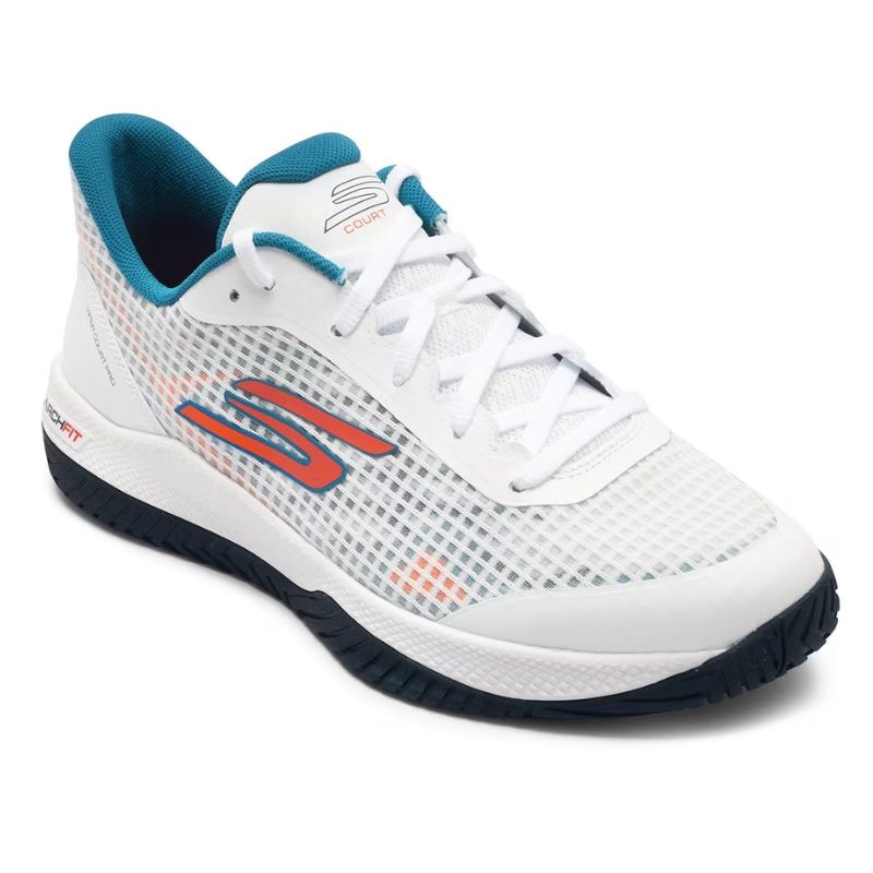 Giày Skechers Viper Court Pro - 246069C-WTQ - Màu Trắng - ảnh 2