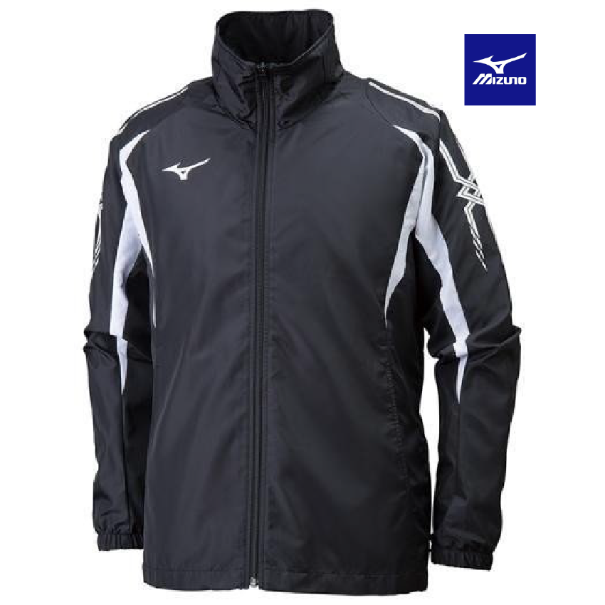 MIZUNO ÁO KHOÁC GIÓ MIZUNO 32JE801509 ĐEN - ảnh 2