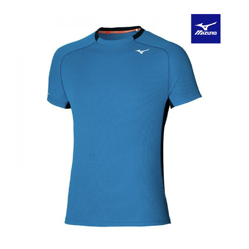 MIZUNO ÁO T-SHIRT NAM THỂ THAO MIZUNO XANH NAVY - ảnh 2