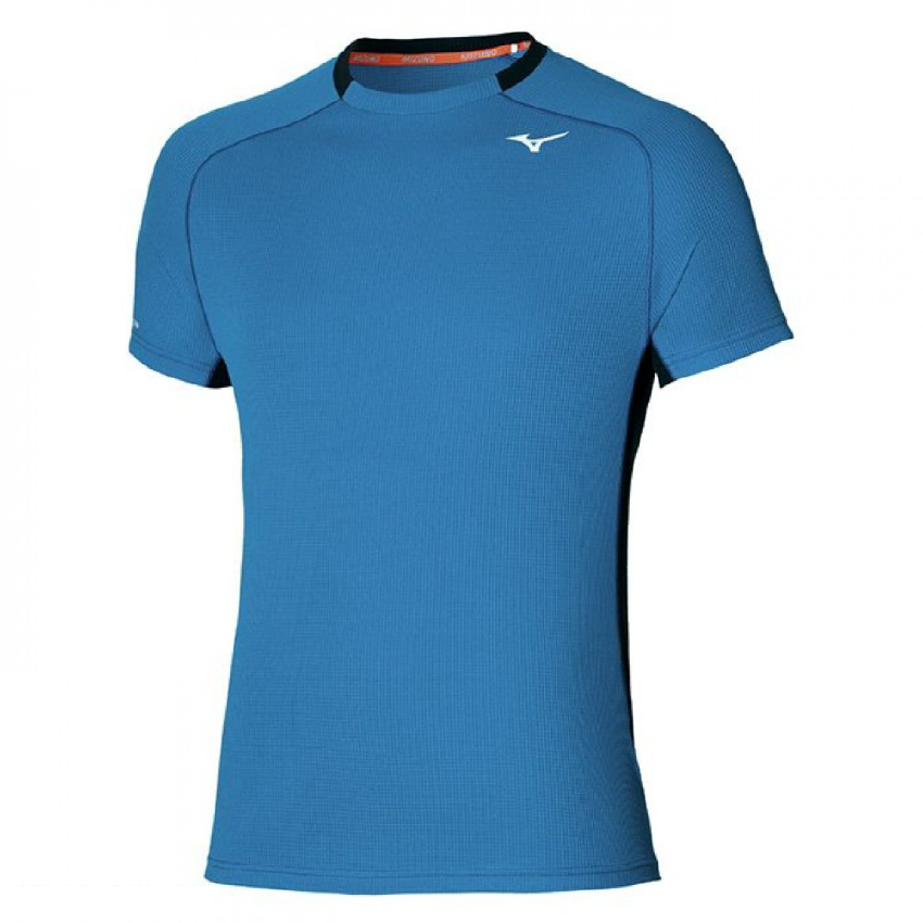 MIZUNO ÁO T-SHIRT NAM THỂ THAO MIZUNO XANH NAVY - ảnh 4