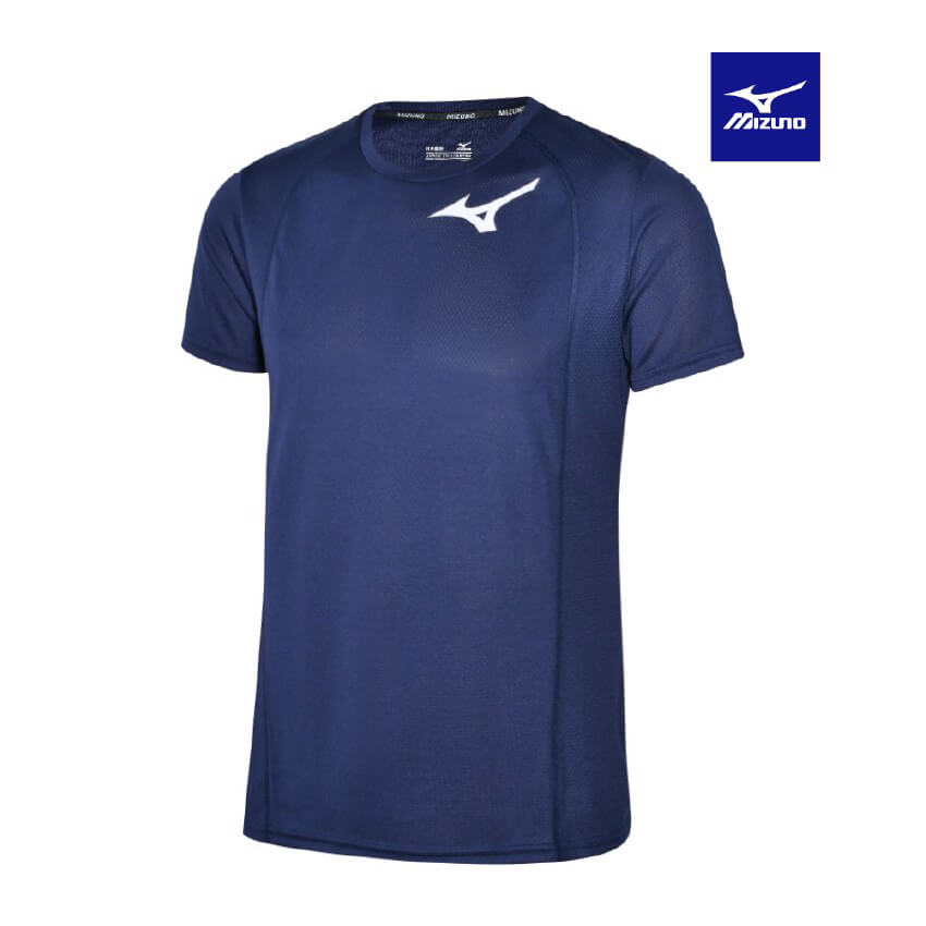 MIZUNO ÁO T-SHIRT THỂ THAO MIZUNO XANH NAVY - ảnh 2