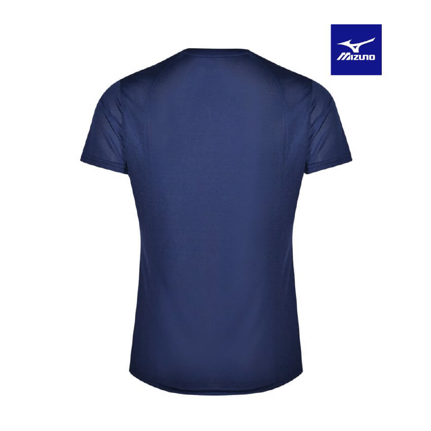 MIZUNO ÁO T-SHIRT THỂ THAO MIZUNO XANH NAVY - ảnh 3