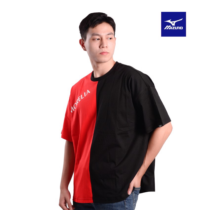 MIZUNO ÁO THỂ THAO T-SHIRT NAM DUO TONE OVERSIZED ĐEN - ảnh 2