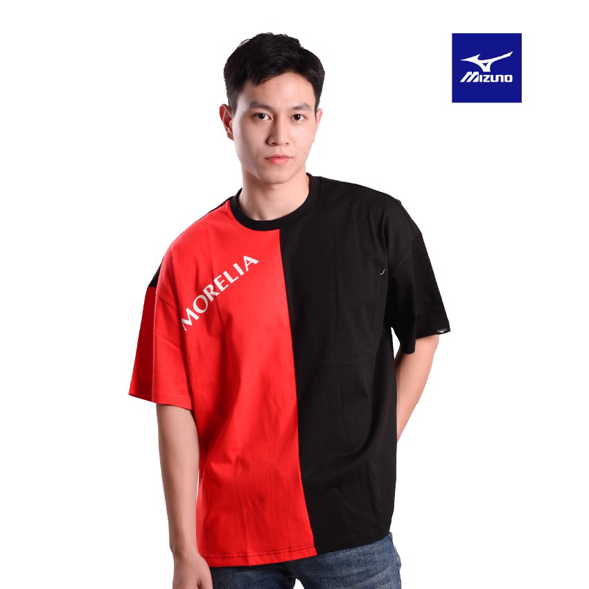 MIZUNO ÁO THỂ THAO T-SHIRT NAM DUO TONE OVERSIZED ĐEN - ảnh 3