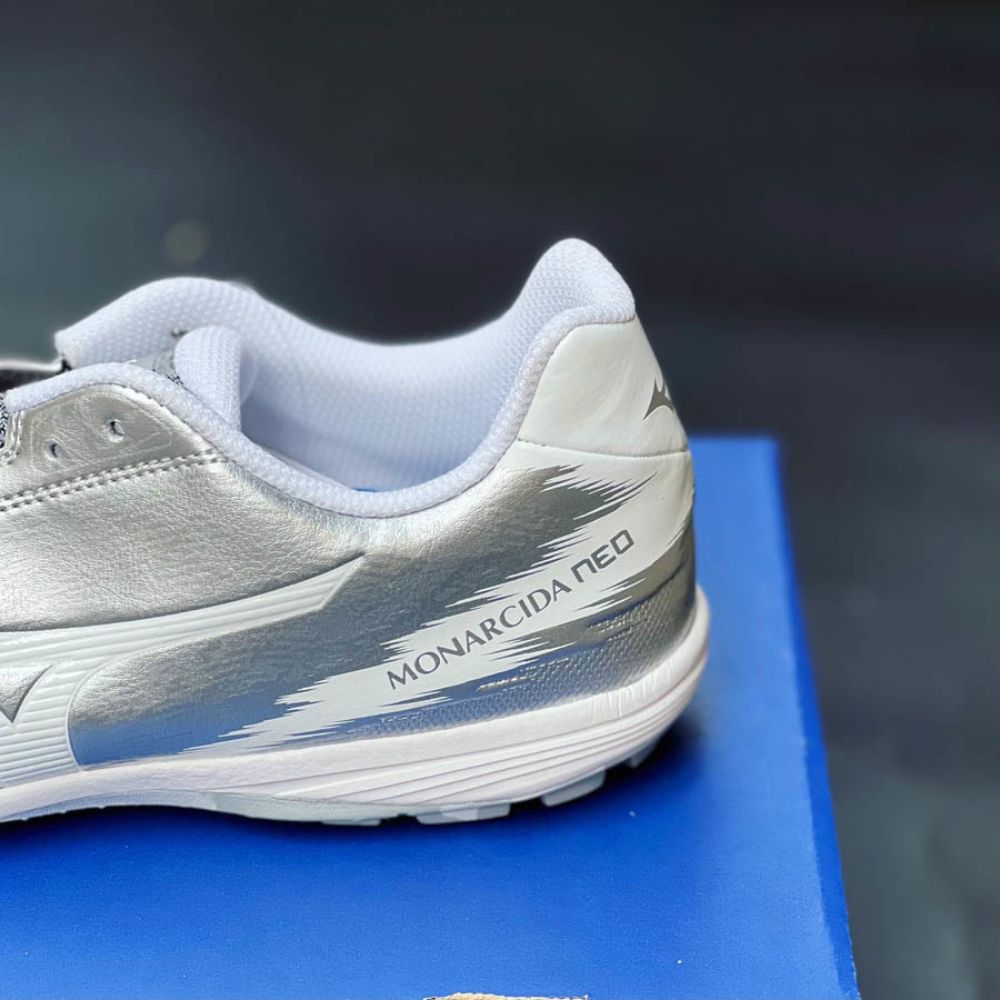 Mizuno Monarcida Neo Sala Pro TF Q1GB212103 Bạc/Trắng - ảnh 6