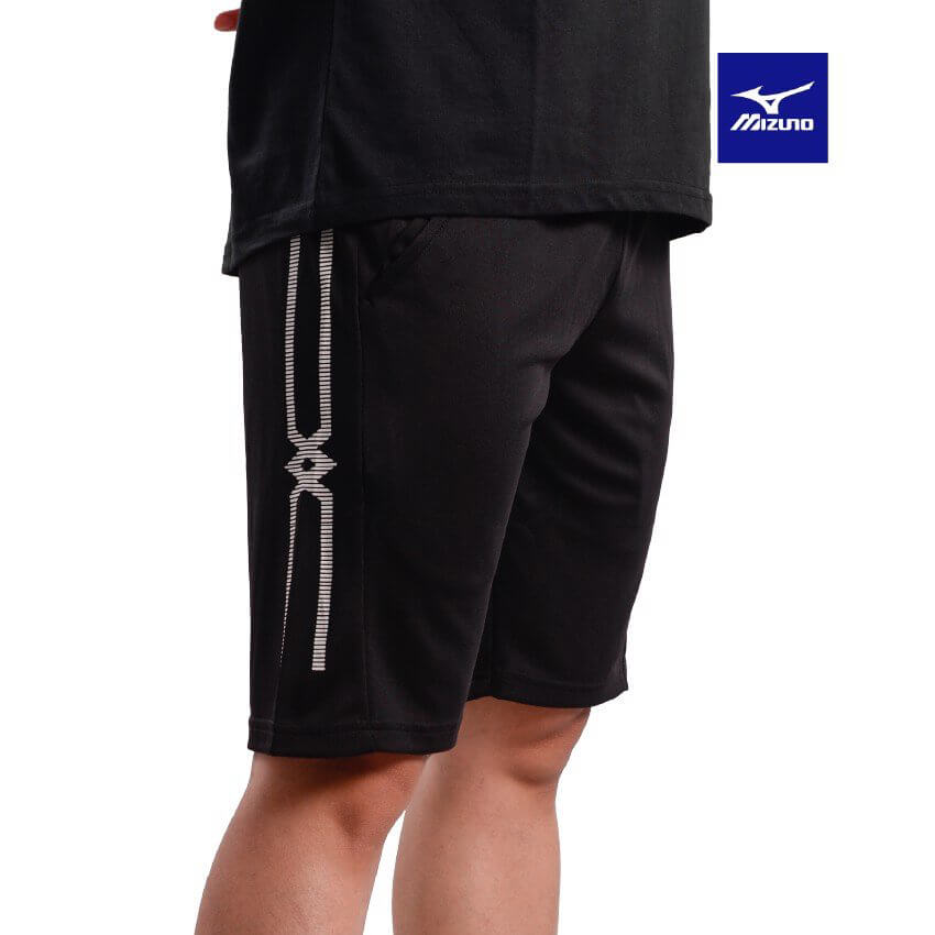 MIZUNO QUẦN SHORT NAM MIZUNO BLACK - ảnh 2