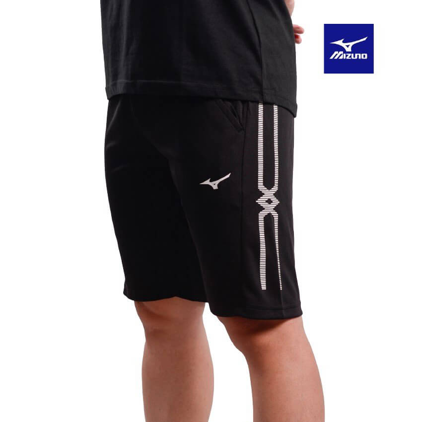 MIZUNO QUẦN SHORT NAM MIZUNO BLACK - ảnh 4