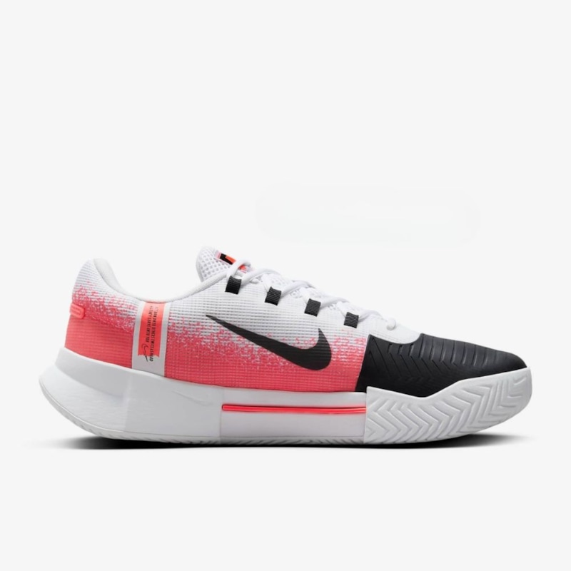 Giày Pickleball Nike Zoom GP Challenge 1 - FB3147-102 - Trắng/Đen/hồng - ảnh 2