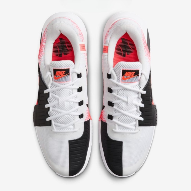 Giày Pickleball Nike Zoom GP Challenge 1 - FB3147-102 - Trắng/Đen/hồng - ảnh 3
