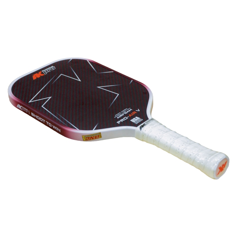 Vợt Pickleball Ak pro PRO-AIR V - 16mm - Trắng/Đỏ - ảnh 2