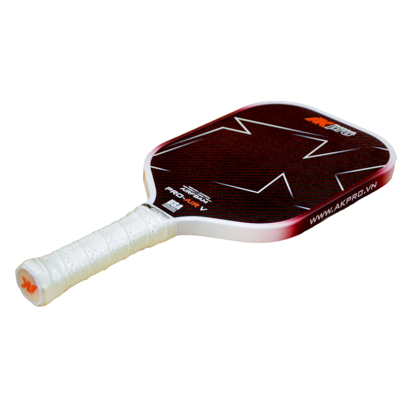 Vợt Pickleball Ak pro PRO-AIR V - 16mm - Trắng/Đỏ - ảnh 3