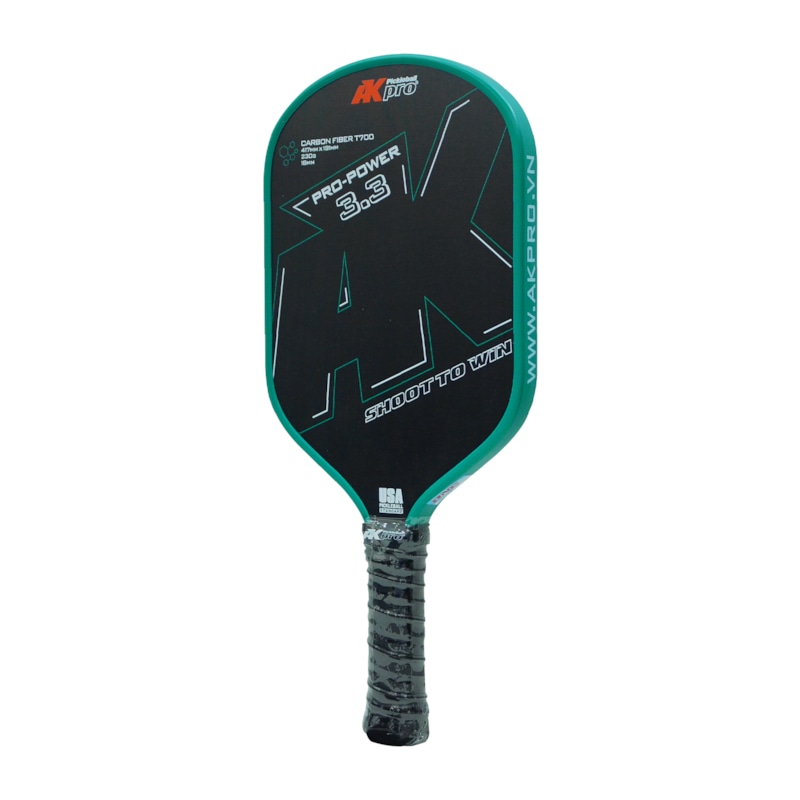 Vợt Pickleball Ak pro PRO-Power 3.3 - 16mm - Màu Xanh - ảnh 3