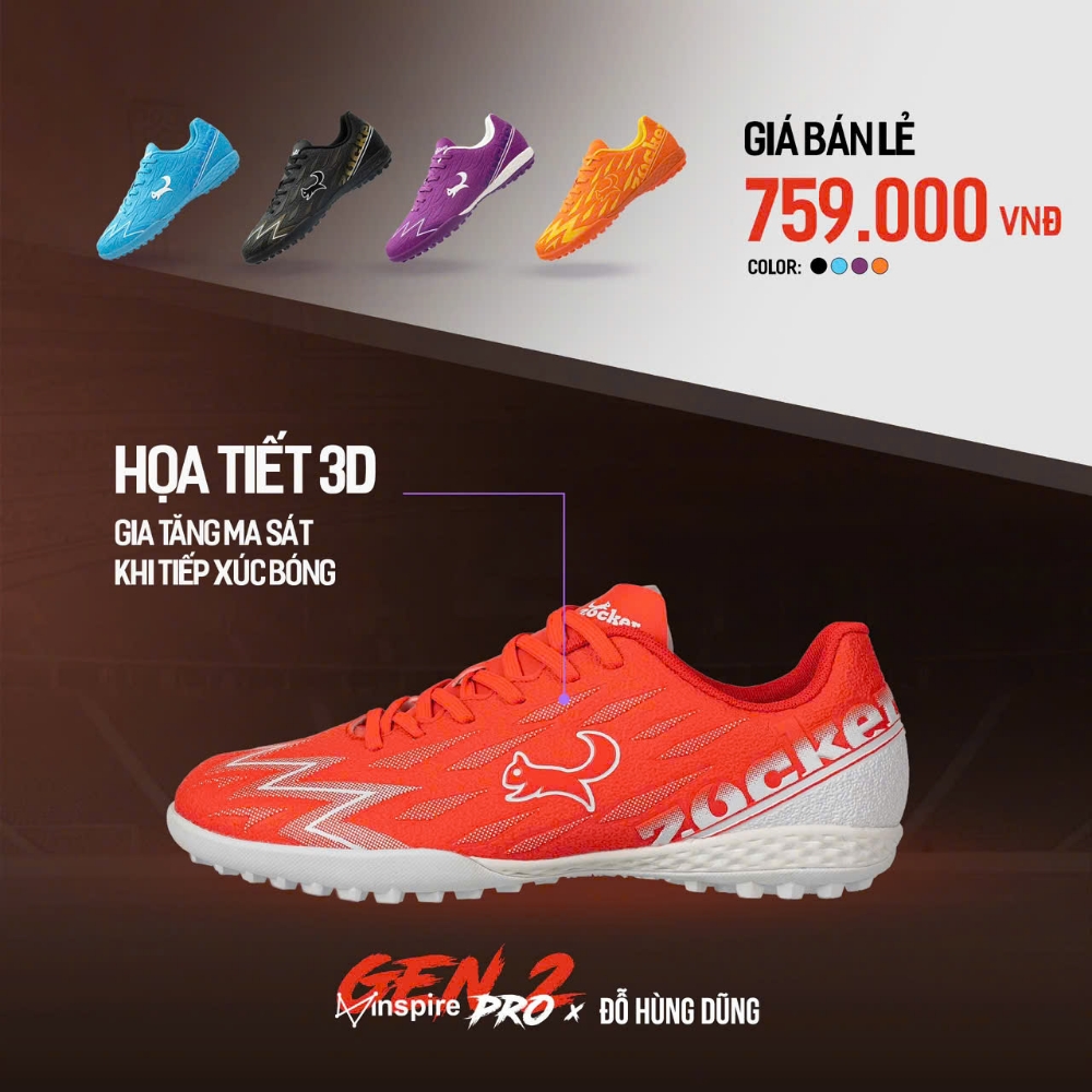 Zocker Inspire Pro Gen 2 - Đỏ/Trắng - ảnh 2